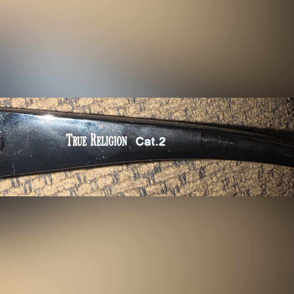 True Religion Black Tinted Shield Sunglasses - Picture 11 of 14